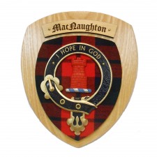 MacNaughton Clan Crest Wall Plaque