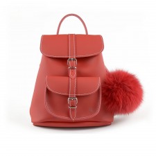 Grafea Suzy Red Leather Backpack