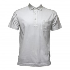 Daks Mens Tyson Polo Shirt in White UK M
