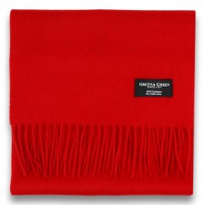 Gretna Green Red Cashmere Scarf