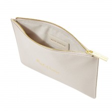 Katie Loxton Perfect Pouch - Maid of Honour - Dove Grey