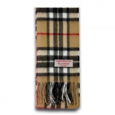 Camel Thomson Clan Tartan Scarf
