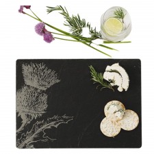 The Just Slate Company Slate Thistle Cheeseboard