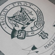 Macleod Clan Crest Tea Towel