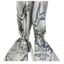 The Just Slate Company 4 Pack Stag Napkin Rings