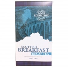 Edinburgh Tea and Coffee Company Scottish Breakfast Decaf Tea Bags 50g