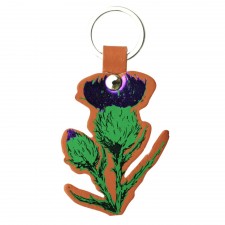 Clare Baird Tan Thistle Key Ring