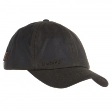 Barbour Mens Wax Sports Cap in Olive