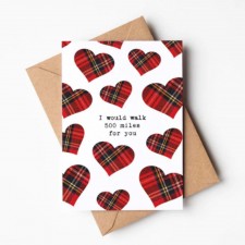 Hiya Pal 500 Miles Patter Card Single
