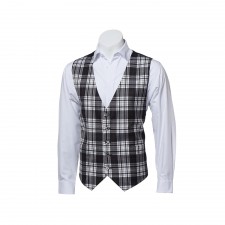Mens Menzies Tartan Waistcoat
