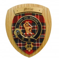 Miller Clan Crest Wall Plaque
