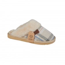 Jo & Joe Ladies Shetland Slippers in Oatmeal