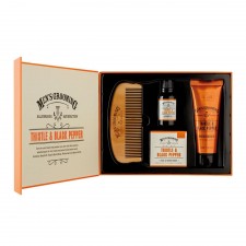 The Scottish Fine Soap Company Thistle & Black Pepper Face and Beard Care Kit