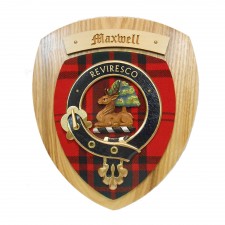 Maxwell Clan Crest Wall Plaque