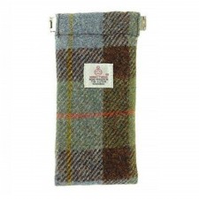 Harris Tweed Glasses Case In MacLeod Tartan
