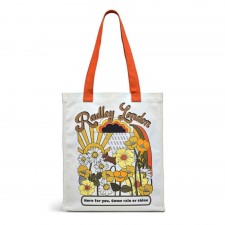 Radley Retro Radley Open Top Tote Bag In Natural