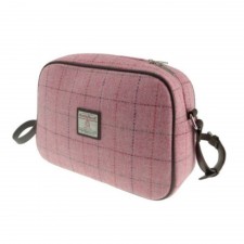 Harris Tweed 'Avon' Shoulder Bag in Bright Pink