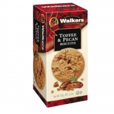 Walkers Toffee and Pecan Cookies 150g