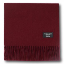 Gretna Green 100% Lambswool Scarf in Wine