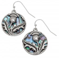 Tide Jewellery Paua Shell Thistle Earrings