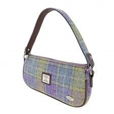 Harris Tweed Duchray Bag in Muted Lilac and Green Check