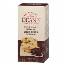 Deans Shortbread Light and Crumbly Belgian Choc Chunk Shortbread (160g)