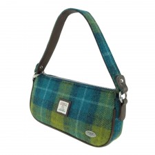 Harris Tweed Duchray Bag in Sea Blue And Green Tartan