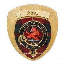 Sharp Clan Crest Wall Plaque