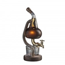 Whisky Decanter with Pot Still Tap and Whisky Glasses