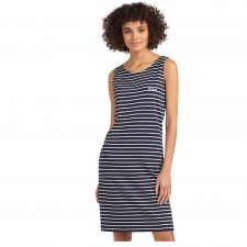 Barbour Dalmore Stripe Dress in Navy & White