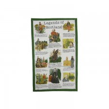 Glen Appin Legends of Scotland Tea Towel 100% Cotton