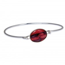 Heathergems Simple Oval Bangle