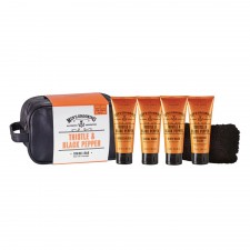 The Scottish Fine Soap Company Thistle & Black Pepper Travel Bag Gift Set (4x75ml)