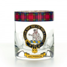 MacPherson Clan Whisky Glass