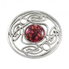 Heathergems Celtic Weave Brooch