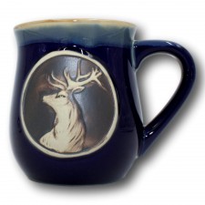 Glen Appin Stoneware Mug - Stag in Blue