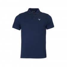 Barbour Mens Sports Polo Shirt In New Navy