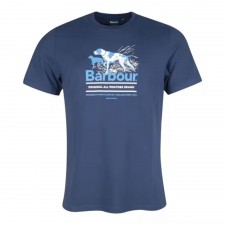 Barbour Mens Wilfred T-Shirt In Navy