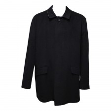 Daks Mens Nigel Long Coat in Black UK 44R