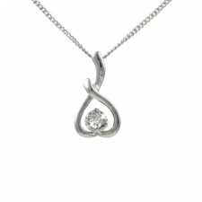 Lila Small Enchanted Pendant in Clear Crystal