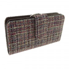 Harris Tweed 'Iona' Purse In Multi Colour Weave