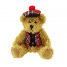 Glen Appin Teddy Bear with Royal Stewart Tartan