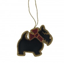 Tinker Tailor Black Scottie Dog Christmas Decoration