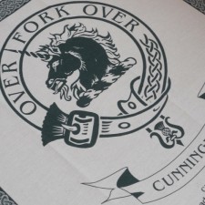 Cunningham Clan Crest Tea Towel