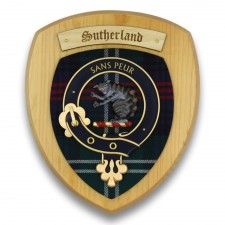 Sutherland Clan Crest Wall Plaque