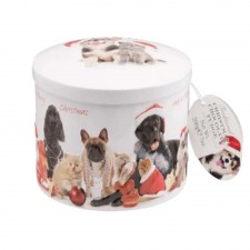 Gardiners Christmas Cat & Dog Tin Chocolate Fudge Tin 200g