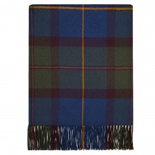 Lochcarron 100% Lambswool Antique Macleod of Harris Tartan Blanket