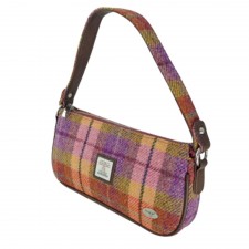 Harris Tweed Duchray Bag in Peach & Purple Tartan