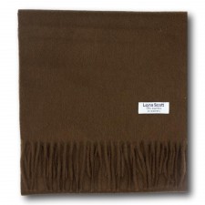 Lona Scott 100% Cashmere Scarf in Camel Vicuna