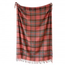 The Tartan Blanket Company Large Lambswool Blanket in Antique Royal Stewart
